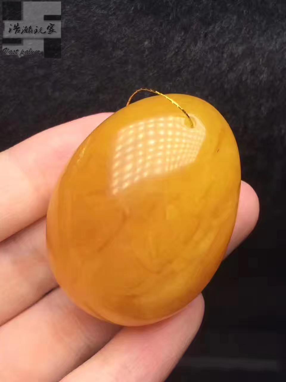 鸡油红蜜蜡