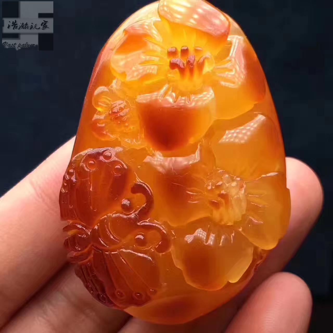 鸡油红蜜蜡